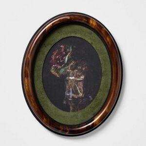 9"x11" Oval Frame Floral Wall Art - Threshold ™ designed with Studio McGee